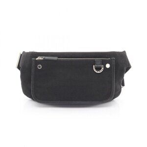 Bvlgari Waist Bag Logomania Black Canvas